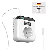 DewinLVD Smart Life Steckdose,230V Programmierbare Intelligente WLAN-Thermostatsteckdose,WiFi-Thermostatsteckdose mit Sensor 15A APP Control,Kompatibel mit Alexa und Goog