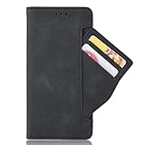 YukeTop Hülle für Xiaomi Poco X4 Pro 5G, Mit Standfunktion und Kartenfächer Case, Premium Leder Cover Wallet Schutzhülle Tasche Handyhülle für Xiaomi Poco X4 Pro 5G.(Schwarz)