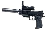 Softair Pistole Set Airsoft Sniper Weapon 39cm Inkl Magazin 0,49 Joule Black