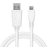 CELLONIC® USB Kabel 1m kompatibel mit PNI IP390T / PT942I Ladekabel Micro USB auf USB A 2.0 Datenkabel 1A weiß PVC