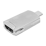 Nrpfell USB C Typ C zu HDMI Dongle 4K 30Hz Tragbarer Anschluss für Tablet Computer Handy Silber