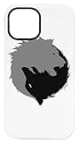 Das Wolf und Das Löwe Handyhülle für iPhone 13 Mini Harte Schale Mit Silikonschicht Innen Phone Case