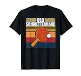 Lustiger Tischtennis Spruch Old Schmetterhand T-Shirt