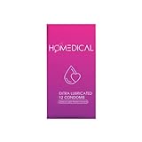 Homedical Kondome Extra Feucht Pack 12 Stück | Safer Sex & Verhütung | Kondome für Männer | EU zertifiziert