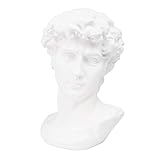 Cusstally 11,4 Zoll Klassische griechische David Büste Statue Figur for Künstler Lustige Hinterhof-Dekor