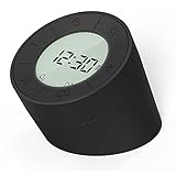 Miraval Digitaler Akkuwecker zum Schütteln mit Taschenlampe Nachtlicht 2 Alarme Reisewecker Digitaler Wecker Snooze automatisches Licht bei Dunkelheit