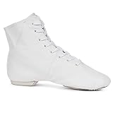 Kostov Sportswear Gardetanzstiefel Nova Dance (Geteilte Ledersohle, geeignet für Anfänger, Showtanztauglich) Weiß, Gr.41