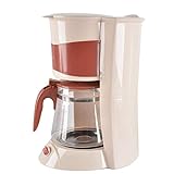 Espresso-Kaffeemaschine Kaffeemaschine Kaffeemaschine, Kaffeemaschine, Haushalt Kleine Automatik Eine Maschine Amerikanische Tropfkaffee Machine Filter Brewing Tee (Farbe: Beige) Automatisch, multifun