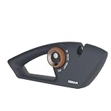 Profi Manuelle Messerschärfer mit 5 Stufen in 1,Messerschleifer 5 Winkelverstellung Wolframstahl für Grob und Spezialkeramik für Feinschliff Knife Sharpener diamant Schärfen Aller Messer/S