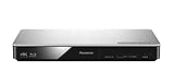 Panasonic DMP-BDT185EG 3D Blu-ray Player (4K Upscaling, DLNA, VoD, HDMI-Steuerung, USB, MKV-Playback) silber