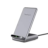 yootech 15W Max Fast Wireless Charger,Qi kabelloses Ladegerät Induktion ladestation kompatibel mit iPhone 12/12 Pro/11/11 Pro/11 Pro Max/Xs MAX/XR/XS/X/8, Samsung Galaxy S20/Note 10/S10/S9/S8/Note 8