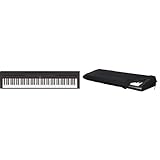 Yamaha P-45B Digital Piano schwarz + Gator Keyboard-Cover für Keyboards mit 88 Tasten (Stretch) B