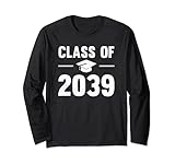 Class of 2039 Grow With Me First Day of School Langarmshirt