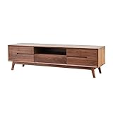 CCKUHN TV-Ständer, TV-Tischständer, 63/70,8 Zoll, TV-Ständer mit 3 Schubladen und offenen Regalen, Wohnzimmer-Entertainment-Center, einfaches Sideboard, TV-Ständer für das Wohnzimmer (M 1