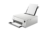 Canon PIXMA TS6351a Drucker Farbtintenstrahl Multifunktionsgerät DIN A4 (Scanner, Kopierer, Fotodrucker, OLED, 4.800 x 1.200 dpi, USB, WLAN, AirPrint, 5 Tinten, Duplexdruck, 2 Papierzuführungen), weiß