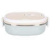 Bento-Boxen für Erwachsene, Bento-Lunchbox aus Edelstahl, Arbeits-Lunchboxen, tragbare Lunchboxen, isolierte Lebensmittelbehälter zum Essengehen(single layer)