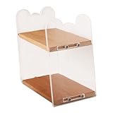 JOINPAYA Mini-bücherregal Für Puppenhaus Miniatur-bücherregal-Set Aus Holz Im Maßstab 1/12