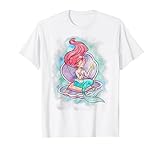 Disney Little Mermaid Ariel In Shell Watercolor T-Shirt