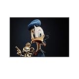 Donald Duck Mickey Mouse Kunstdruck auf Leinwand, modernes Design, 20 x 30 cm