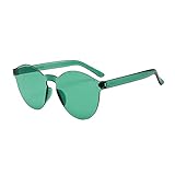 YWLINK Damen Herren Klar Katzenauge Retro Urlaub Sonnenbrillen Im Freien Rahmenlos StraßE Mode Brillen