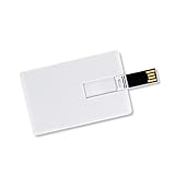 8GB Speicherkarte in Scheckkartenform weiß blanko USB Stick Datenspeicher