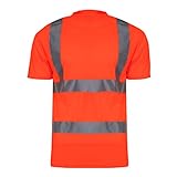 LAHTI PRO L4020704 T-Shirts Warnschutzkleidung Arbeitsshirt, Größe XL/56, Gelb/Orange
