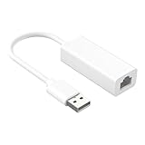 Joynine 6 Stück USB-Ethernet-Adapter, kompatibel mit schnellen LAN-Verbindungen, RJ45-Anschlüssen, USB auf Ethernet, USB 2.0 Übertragungsgeschwindigkeit 100 Mbps, USB-LAN-Adapter für Laptop und PC