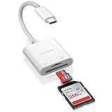 KiWiBiRD USB C SD Kartenleser, Micro SD auf Typ C Speicherkarten Adapter, Kartenlesegerät für SDHC SDXC UHS-I Karte Kompatibel mit MacBook, iPad Pro Air 2020/2021, iPad Mini 6, Galaxy S21/S22, Xiaomi