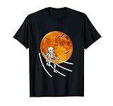Läufer für Halloween, Skelett T-Shirt