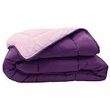 Linnea Winter-Bettdecke, 160 x 220 cm, Cocoon, zweifarbig, Pflaume / Parma, Füllung aus Polyesterfaser, 400 g/m²