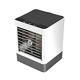 SYKJDY Dyy Tragbare Klimaanlage Fan 3 in 1 persönlich USB Luftkühler Schreibtischlüfter Mini Luftreiniger Luftbefeuchterkühlung für Zuhause Heizung und Klimaanlage