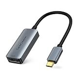 CableCreation USB C DisplayPort Adapter 4K@60Hz, Thunderbolt 3 auf DisplayPort Konverter Kompatibel mit Rift S, MacBook Pro/Air, iPad Pro, XPS 15/13, SurfaceBook, Spectre, Galaxy S20 usw