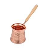 BEBEMOKO Kaffeetasse intelligenter Wasserkocher Espressomaschine Getränk elektrische kaffeekanne kaffeekessel kleine Espressokanne Topf zum Erhitzen der Milch ibrik Kupferlegierung