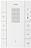 Vimar 40547 Voxie Gegensprechanlage 2 draht, mit 7 Tasten für Anruf beantworten, Türöffner und Zusatzfunktion, 4 programmierbaren Tasten für Zusatzfunktionen, Aufputzinstallation