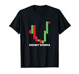 Geld arbeitet, Investment, Aktien, Fonds, Bitcoin T-Shirt