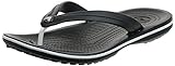 Crocs Unisex Crocband Flip Flip Flops, Black, 37/38 EU