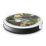 Folie Skin Sticker aus Vinyl-Folie Aufkleber kompatibel mit Ecovacs Ecovacs Deebot U2 Offizielles Lizenzprodukt SG Dynamo Dresden Camouflag