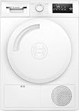 Bosch Hausgeräte WTN83203 Serie 4 Kondenstrockner, 8 kg, Auto Dry: optimale Trocknung, Anti-Vibration-Design: mehr Standfestigkeit, Rekordverdächtig schnell, Sensitive-Drying-Sy