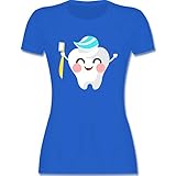 Karneval & Fasching - Zahnfee mit Zahnpasta - XXL - Royalblau - T-Shirt - L191 - Tailliertes Tshirt für Damen und Frauen T-Shirt