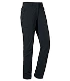 Schöffel Damen Pants Engadin1 strapazierfähige Damen Hose für Wanderungen, Black, 18