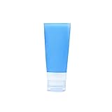 Livecity, leere Silikon-Reisetube, ideal zum Einfüllen von Shampoo / Lotion / Kosmetik, blau, 38ML