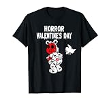 My Freaky World Horror Teddybär und Herzen, Valentinstag T-Shirt