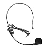 Giecy Wired Headset-Mikrofon für Sprachverstärker, Flexibel einstellbares Mikrofon für Lehrer, Trainer, Präsentationen, Senioren
