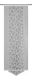 Home Fashion Schiebevorhang, Polyester, Weiß, 125x57 cm