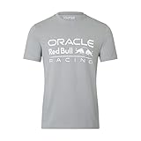Red Bull Racing Offizielles Formel 1 F1 Team Logo Formel T-Shirt - Grau - M