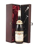 Niersteiner Gutes Domtal Kabinett 1991 Rudolf Keller in einer mit Seide ausgestatetten Geschenkbox, da zu 4 Weinaccessoires, 1 x 750ml