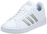adidas Damen Grand Court Sneaker, Cloud White Platin Metallic Cloud White, 39 1/3 EU