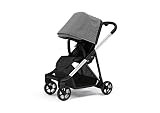 Thule Shine Baby-Kinderwagen, Kinderwagen, kompaktes und leichtes Design, wendbarer Sitz, geräumiger Aufbewahrungskorb, verstellbare Beinauflage, einfach mit einer Hand zusammenklappb