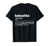 Russische Babushka Russland Großmutter Definition Beste Oma T-Shirt