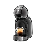 Krups Nescafé Dolce Gusto Mini Me KP1208 Kapsel Kaffeemaschine |für heiße und kalte Getränke|15 bar Pumpendruck | automatische Wasserdosierung | Flow-Stop Technologie |0,8 l Wassertank |anthrazit/grau